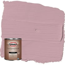 Glidden Fundamentals Lighthearted Rose / Purple Satin Exterior Paint, 1 Quart