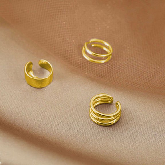YYKihy Cuff Earrings 925 Sterling Silver Ear Cuff Earrings Non Piercing Fake Cartilage Cuff Earrings Conch Cuffs Earrings For Women