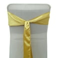 thumbnail image 2 of Darling Souvenir Pack Of 125 Satin Chair Sashes Bow Sash For Wedding & Events Supplies Party Decoration Chair Cover Sash - Colors Available, 2 of 6