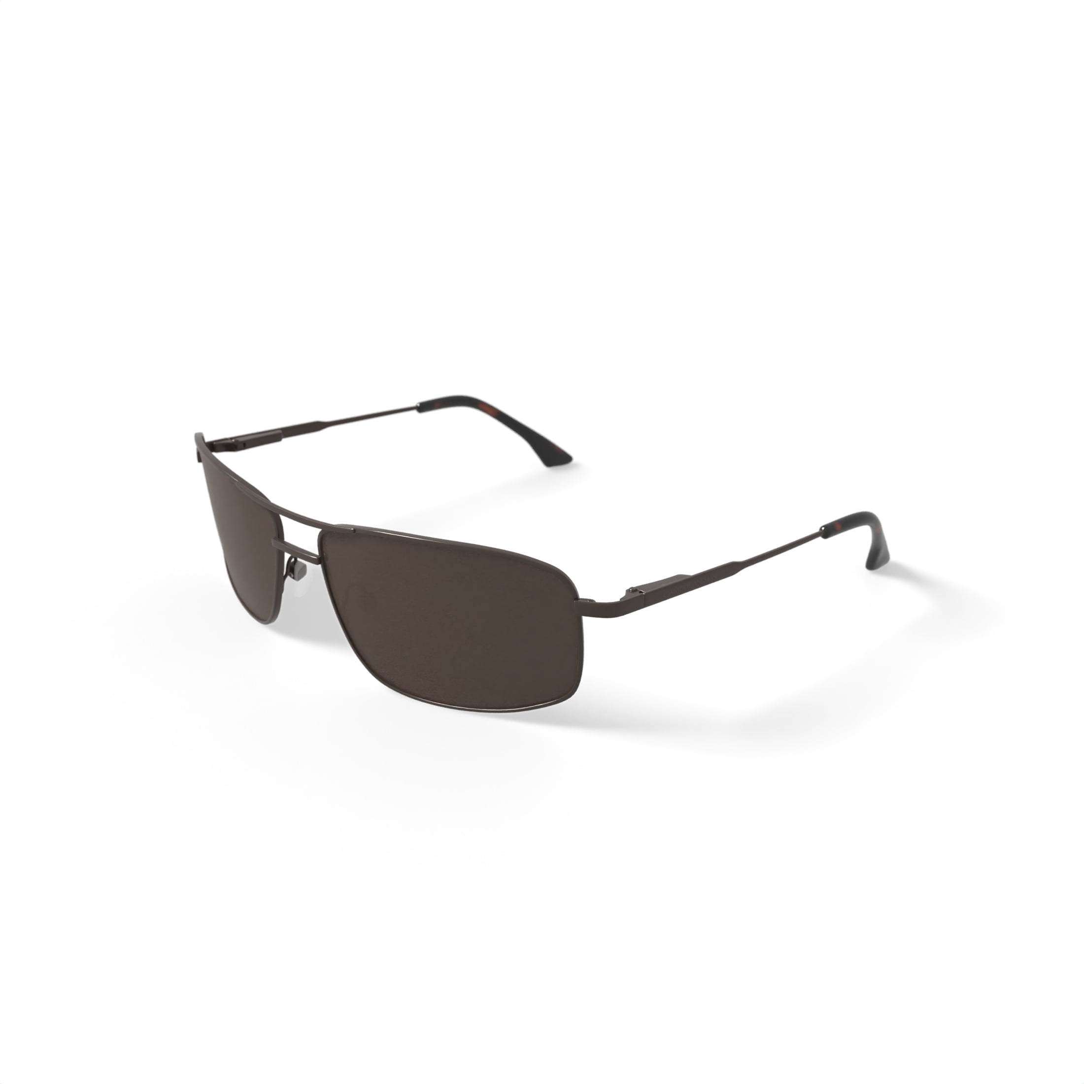 Caribbean Sun Rx'able Unisex Polarized Sport Sunglasses, Bahia, Matte Brown, 62-15-125