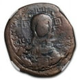 thumbnail image 2 of Byzantine Empire AE Follis (1028-1042 AD) Christ Bust NGC, 2 of 3