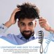thumbnail image 4 of 2 Pices Peigne De Requin Peigne Dents(noir, Bleu) Larges Peigne Cheveux Boucls Peigne De Coiffure Antistatique Durable Peigne Afro De Salon Avec, 4 of 5
