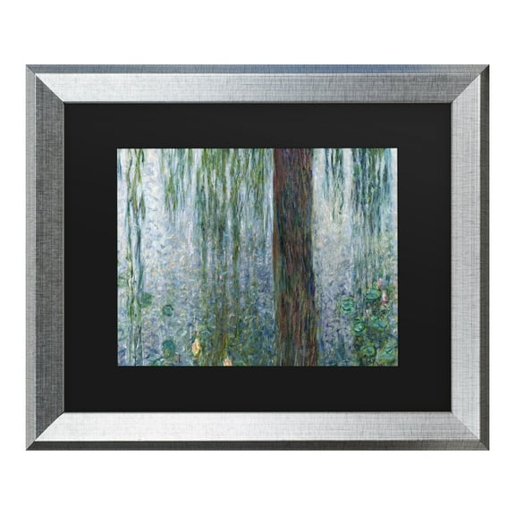 Trademark Fine Art 'Waterlillies Morning' Canvas Art by Claude Monet