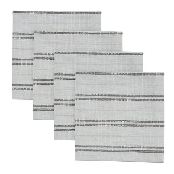 Split P Railroad Stripe Spring Woven Napkin Set of 4