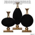 thumbnail image 6 of 44 Inch Vintage Gold and Black Fiberglass Tall Floor Vase - Enhances Home Decor with Farmhouse Charm-Perfect as a Statement Piece for Living Room Centerpiece, Entryway, Dining Room, and Hallway Decor, 6 of 7