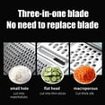 thumbnail image 4 of RKSTN Julienne Peeler, Stainless Steel Multifunctional Vegetable Cutter Household Shredded Potatoes Shredder Kitchen Three in One Cut Vegetable Artifact Wiper, 4 of 5