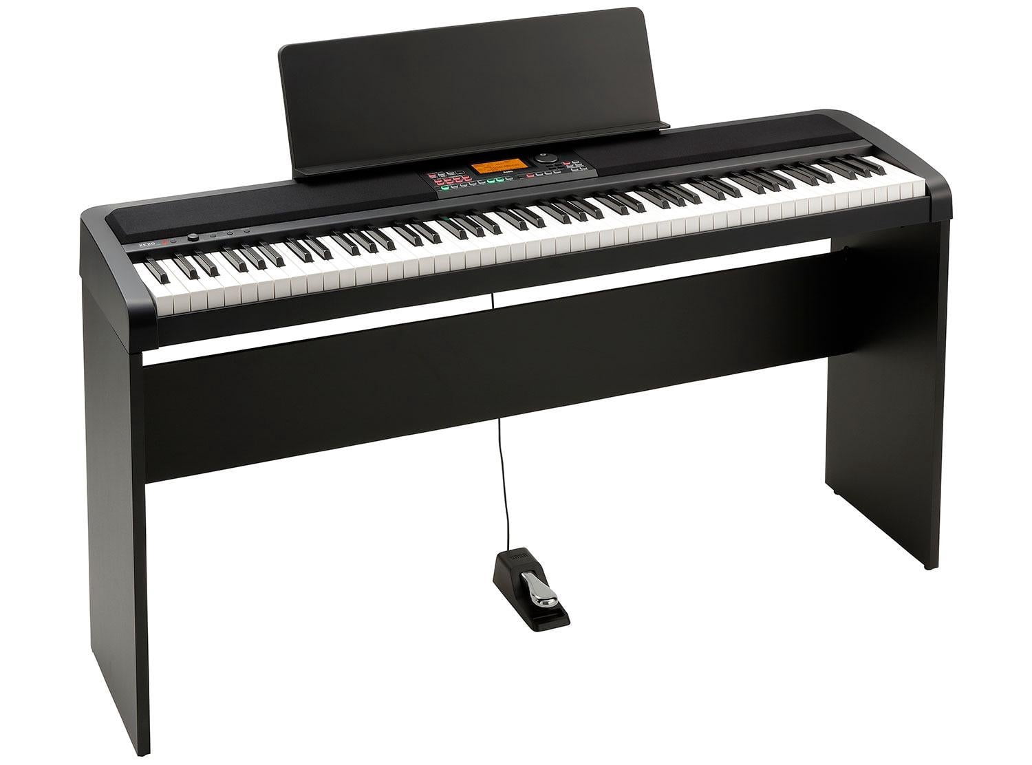 Korg XE20 88-Key Home Digital Ensemble Piano with Accompaniment with Sheet Music Stand