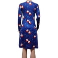 thumbnail image 4 of Vestido de mujer con estampado navideño, ropa de niña de dibujos animados, vestido de manga larga para ambiente de festival, tipo 1, L Monstrate AP003995-03, 4 of 5