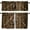 Barn Door-3, variant on Wooden Barn Doors Valance Curtain Wood Rustic Farm Farmhouse Country Retro Western Rod Pocket Valance Window Treatments Short Curtains for Kitchen Living Room 54x18 Inch + 27x36 Inch X 2