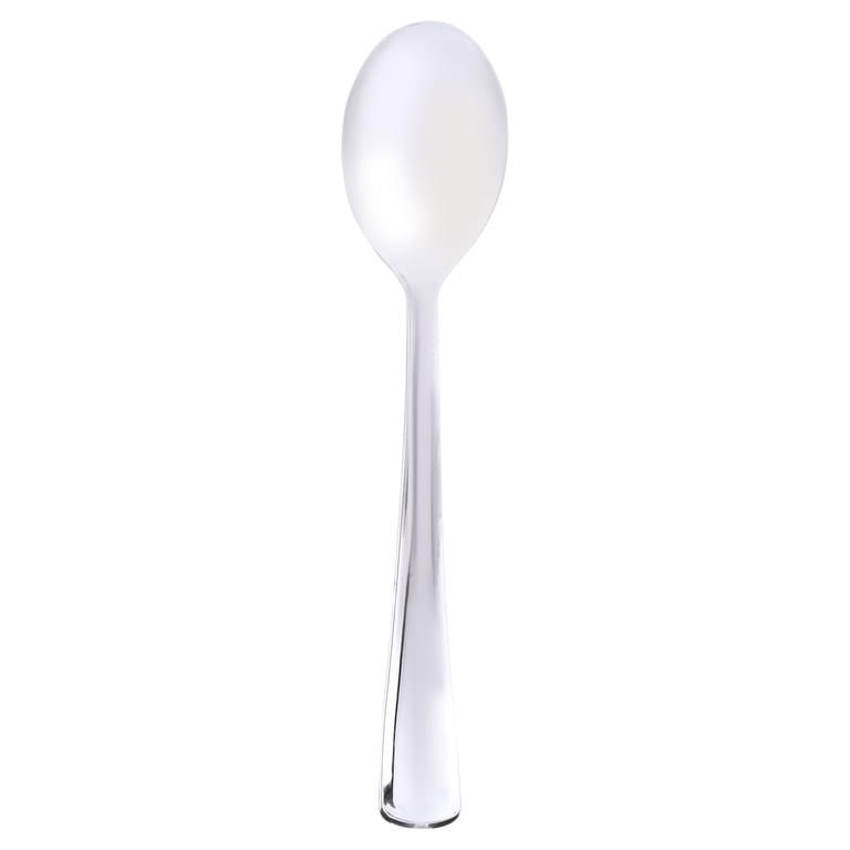 EDI Silver Disposable Plastic Cutlery Set, 160-Piece photo 5