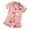 Pink, variant on Baby Rompers Girl Kids Cartoon Print Short Sleeve Sleepwear Outfits Pajamas Clothes Baby Clothes Unisex Pink 18 Months-24 Months