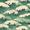 Green Wave Pattern, variant on Yayeee Faucet Mat for Kitchen Sink 14.7" Diatomite Long Splash Guard Pad, Art Buildings