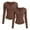Brown, variant on Kaemgyyd 2 PC Long Sleeve Tops for Women Trendy Button Slim Basic Tee Casual Solid Color Ribbed Tight Shirt