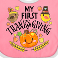thumbnail image 4 of Inktastic My First Thanksgiving Autumn Birds, Pumpkin Boys or Girls Baby Bib, 4 of 4