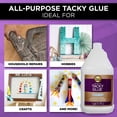 thumbnail image 3 of Aleene's Original Tacky Glue, 1 Gallon (128 fl oz) White Craft Glue, Dries Clear, 3 of 7