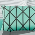 thumbnail image 5 of Mainstays Gray and Teal Geometric 6 Piece Bed in a Bag With Sheets, Twin/Twin XL, 5 of 8