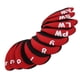 thumbnail image 5 of Juego de 10 fundas de cuero para cabeza de palo de golf, fundas protectoras para cabeza de palo de golf, color rojo, 5 of 15