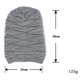 thumbnail image 4 of Gorro largo unisex de gran tamaño y holgado, gorro de punto cálido para invierno, 4 of 4
