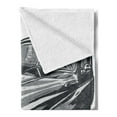 thumbnail image 2 of Cars Soft Flannel Fleece Throw Blanket, Hand Drawn Vintage Vehicle with Detailed Front Part Hood Lamps Rear View Mirror, Cozy Plush for Indoor and Outdoor Use, 60" x 80", Grey Blue Grey, by Ambesonne, 2 of 5