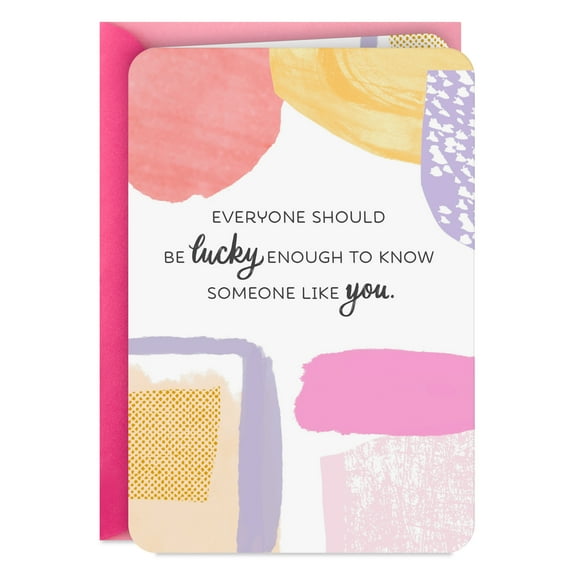 Hallmark Just Because Thank You Card (Lucky to Know You)