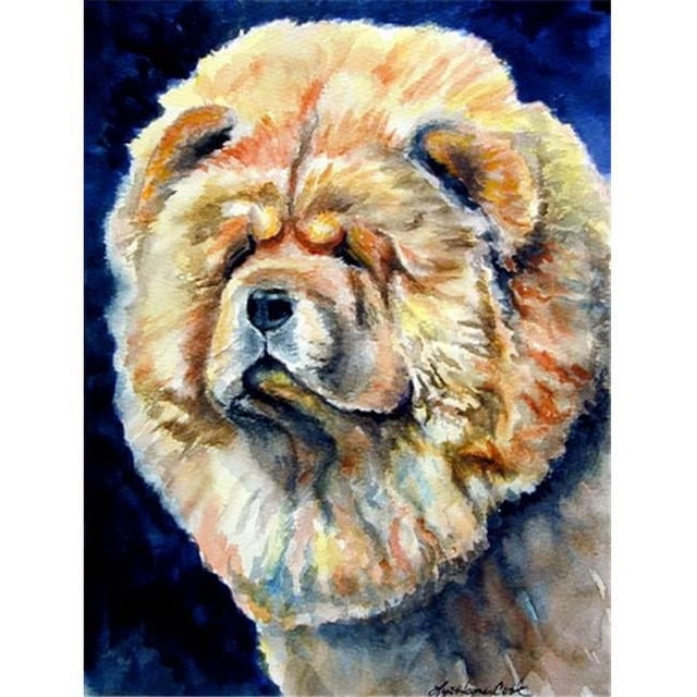 Carolines Treasures 7341CHF Chow Chow Drapeau en Toile Format Maison