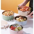 thumbnail image 5 of Bento Lunch Box Set for Women With Bag , All-In-One Bento Stackable Lunch Box Container With Spoon, Large Capacity Bento Box Adult, 4-Tier Leakproof, Bpa Free & Microwave Safe, 5 of 8