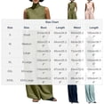 thumbnail image 3 of PBFRDSJ Womens Two Piece Sets Elegant Cotton Linen High Neck Top High Waist Wide Leg Pants Set Dressy Casual 2 Piece Outfits for Office Business, 3 of 8
