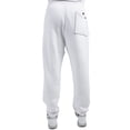thumbnail image 2 of Vibes Men Fleece Sweatpants Elastic Leg White X-Large, 2 of 6