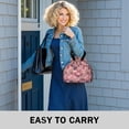 thumbnail image 6 of Pioneer Flower Floral Print Pattern Drawstring Lunch Bag Women - Drawstring Lunch Bag Insulated for Work Office - Stain-Resistant Large Lunchbags for Women with Multi-Pockets, 6 of 6