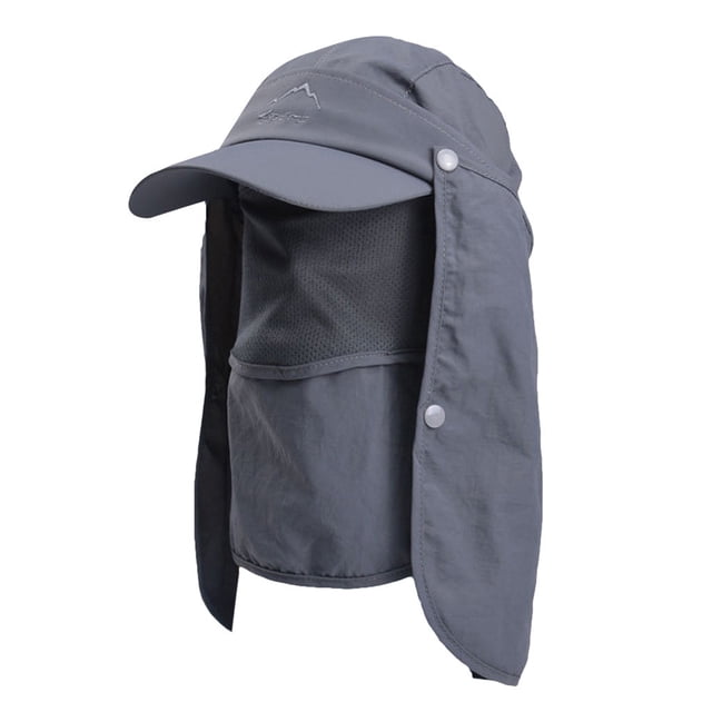 Baseball Cap Summer Outdoor Sun Hat Protection Bucket Boonie Cap Solid Adjustable Fishing Hat