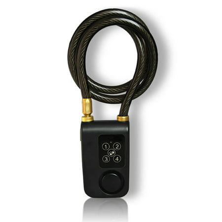 Cottcuboaba Waterproof Smart Bluetooth Lock Automatic Alarm Mobile Phone APP Automatic Unlocking IP44 Splash-proof Keyless Bluetooth Bike/Motorcycle/Gate (Best Smart Bike Lock)