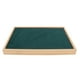 thumbnail image 5 of Bandeja para pendientes, madera de franela, 216 agujeros, estuche de almacenamiento de joyería de lujo, ligero y elegante, verde, 5 of 5