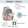 thumbnail image 4 of Bernese Mountain Dogs with Flowers Backpack for School,Cute School Bag,Schoolbag with Adjustable Shoulder Straps & Padded Back,13.4"x11"x4.7", 4 of 6