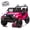 Pink-, variant on Conchico 24V 2 Seater Kids Ride on Truck with Remote Control, 2×100W Motor, Battery Powered Toys Car with USB/MP3 Charging & Battery Indicator, LED Lights, Bluetooth Music, Blue