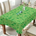 thumbnail image 4 of Coolnut Saint Patrick Clover Shamrock Tablecloth Rectangle Colorful Table Cloth Large Square Table Cover for Dining Kitchen Party 54"x72" Decor Gift, 4 of 7