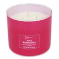 thumbnail image 4 of Mainstays 3-Wick Textured Wrapped Juciy Watermelon Scented Candle, 14 oz, 4 of 6