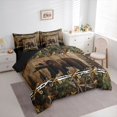 thumbnail image 3 of jejeloiu Jungle Bear 7-Piece Twin Bedding Sets,Country Farmhouse Lodge Bedding Comforter Set,Farmhouse Camouflage Hunting Sheet Sets For Adult,Super Cozy Room Decor Reversible, 3 of 8