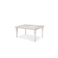 thumbnail image 2 of Michael Amini Glimmering Heights Contemporary Wood & Glass Dining Table in Ivory, 2 of 7