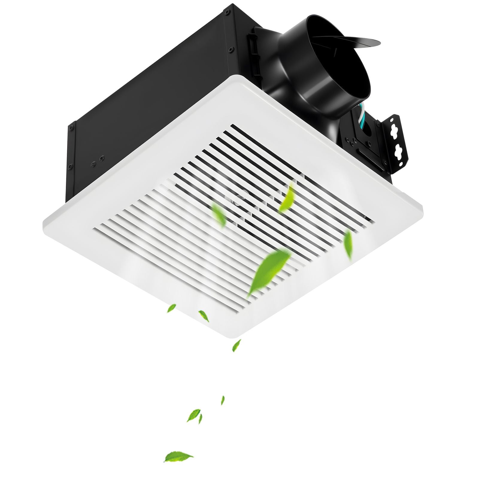 80 CFM Bathroom Exhaust Fan with AC Motor, 1.5 Sones Low Noise, for Laundry Room Home Ventilation