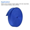 thumbnail image 4 of Flat Nylon Webbing Strap 1.5 Inch 25 Yards Blue for Backpack, Luggage-rack, 4 of 7