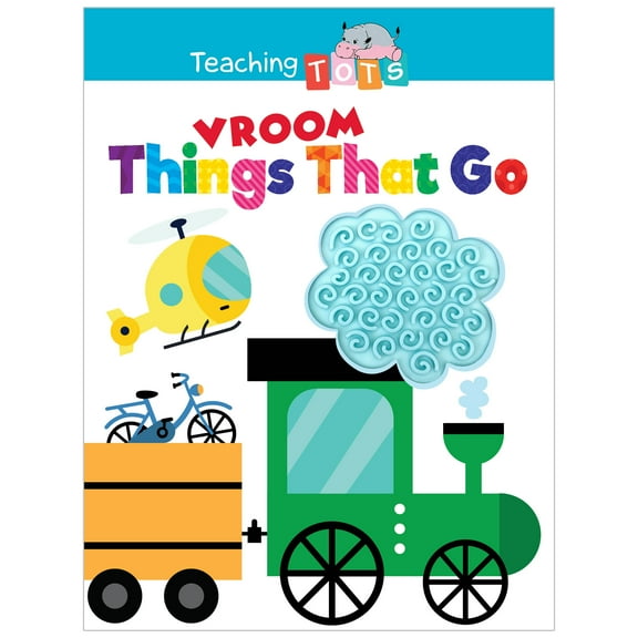 Things That Go Vroom - Silicone Touch and Feel Board Book - Sensory Board Book