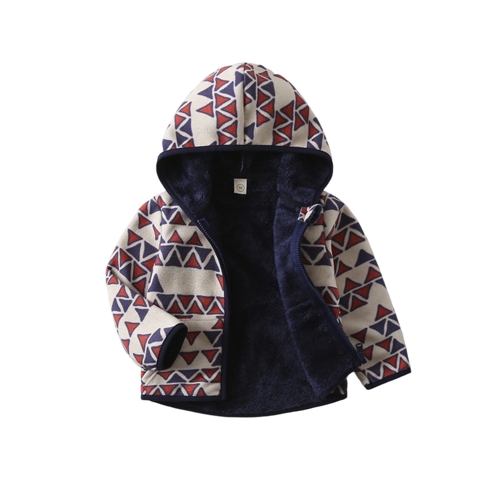 Veste En Velours Côtelé Pour Garçon - Manteau D'hiver Polaire Doublure Chaude - Boutonnage, Col Rabattable - Taille 12 Mois à 6 Ans