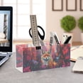 thumbnail image 4 of Fox Flowers Floral Pencil Pen Cosmetic Holder Cup Makeup Brush Holder Desk Accessories Holder Acrylic Organizer for Office School Home, 4 of 7