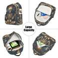thumbnail image 5 of FORMRS Mini Backpack Purse for Women Quilted Travel Daypack Casual Shoulder Bag, Skeleton with Rainbow, 5 of 7