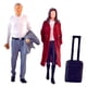 thumbnail image 1 of Figuras de mujeres y hombres con maleta Hugo Diorama 1:64 decoración de escenas en miniatura, 1 of 10