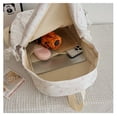 thumbnail image 6 of HJYCHN Bookbag for Girls Floral Print 3Pc Set Daypack with Decorative Lunch Tote Pencil Case Back to School Supplies for Kids Boys Backpack White, 6 of 8