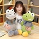 thumbnail image 2 of 1pc 30-70CM Cute Sitting Style Crocodile With Clothes Plush Toy Doll Stuffed Animals Christmas Birthday Gifts for Kids BoysBlue55cm Deng Xun unisex, 2 of 2