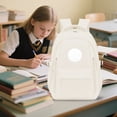 thumbnail image 2 of FUZHIQ Solid Color School Backpack for Ages 3rd 4th 5th 6th Grade Multi Side Pockets Breathable Padded Straps Simple Bookbag Elementary Back to School, 2 of 4