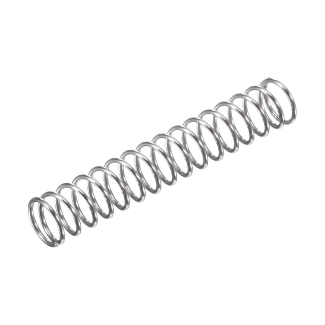 Unique Bargains 8mmx0.8mmx45mm 304 Ressort de Compression en Acier Inoxydable 11.8N Capacité de Charge, 10pcs