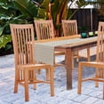 thumbnail image 4 of Teak Wood Balero Outdoor Patio Dining Side Chair, A-Grade Teak Wood, 4 of 5
